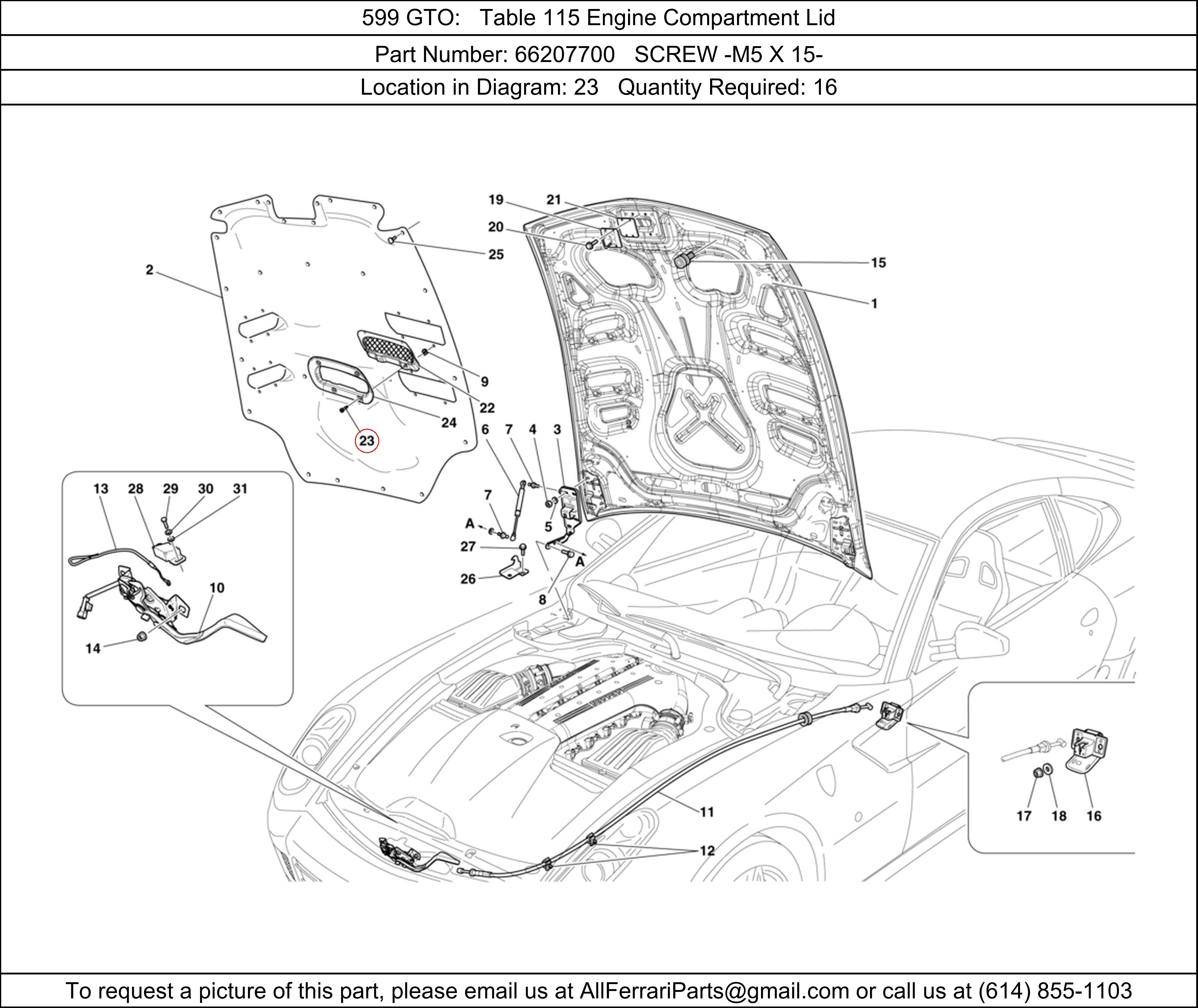 Ferrari Part 66207700