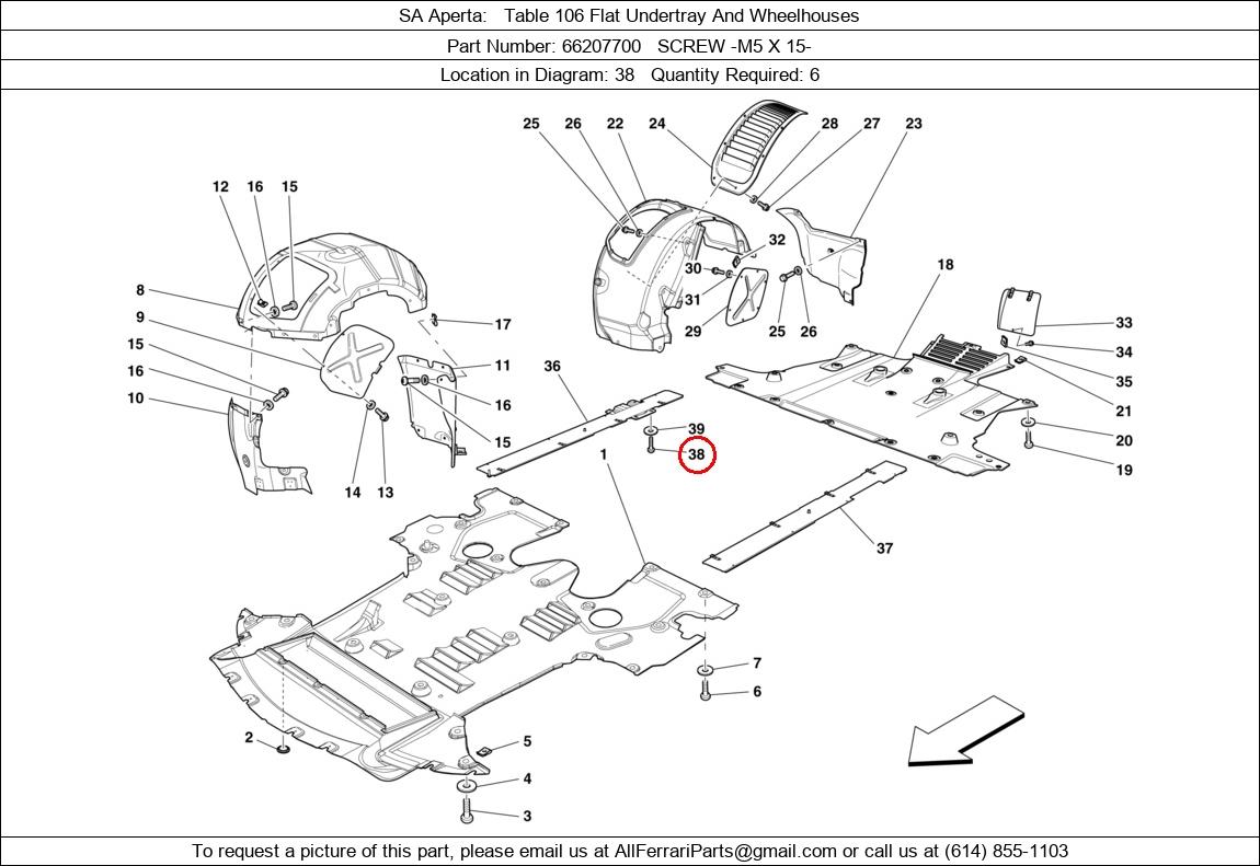 Ferrari Part 66207700