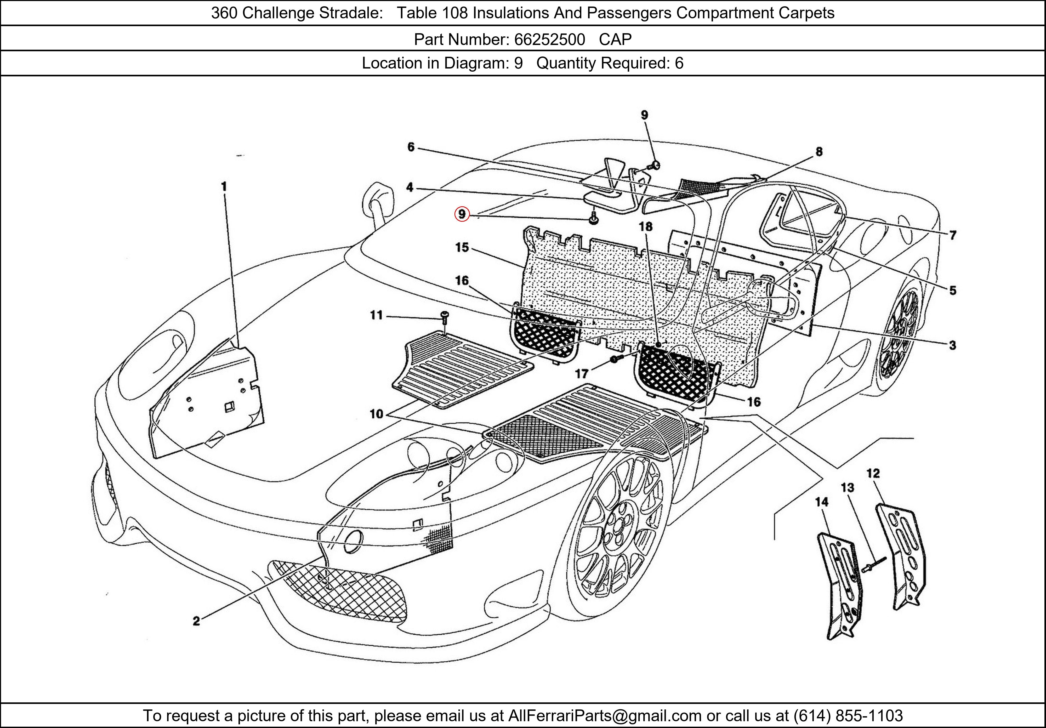 Ferrari Part 66252500