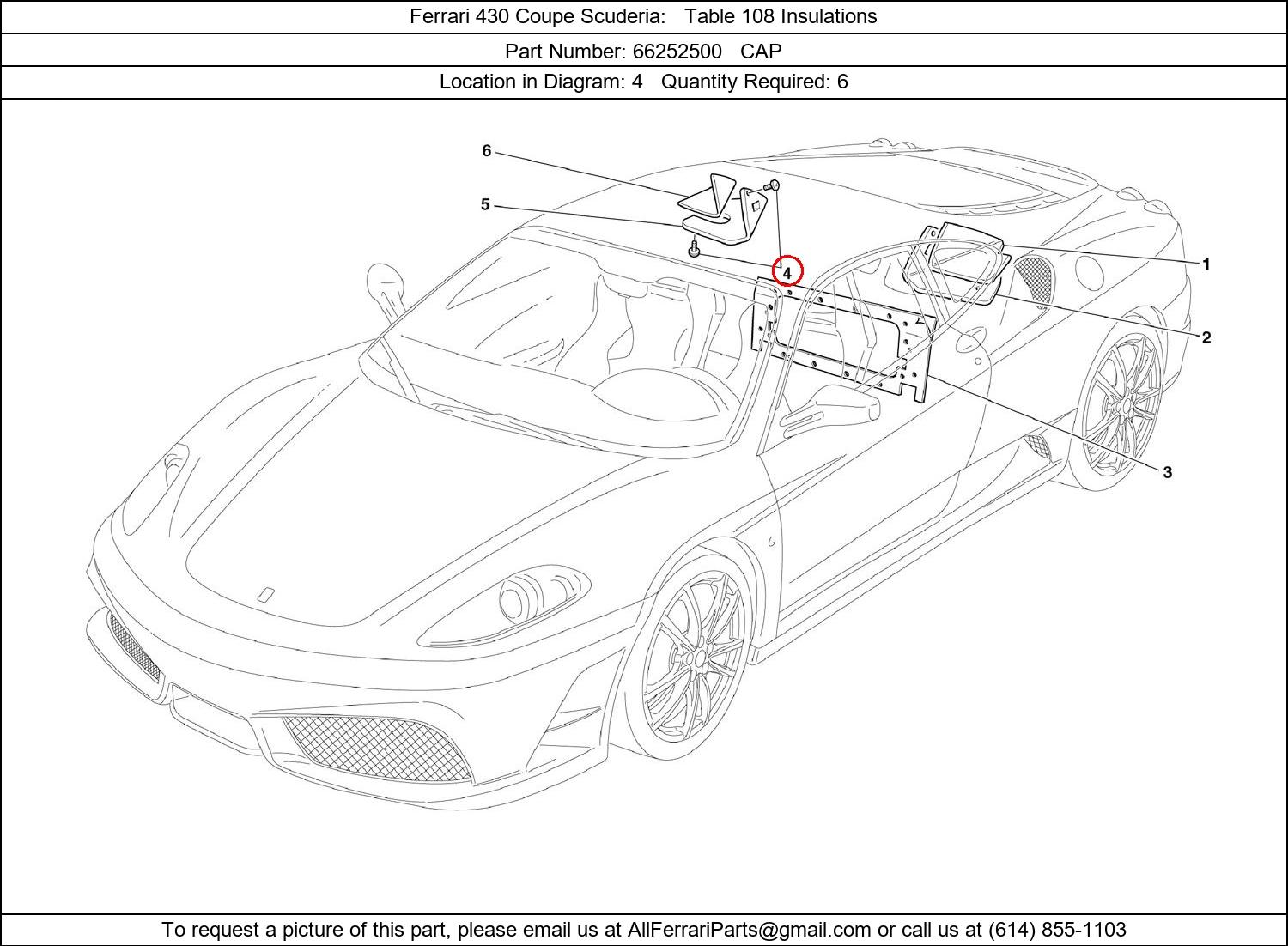 Ferrari Part 66252500