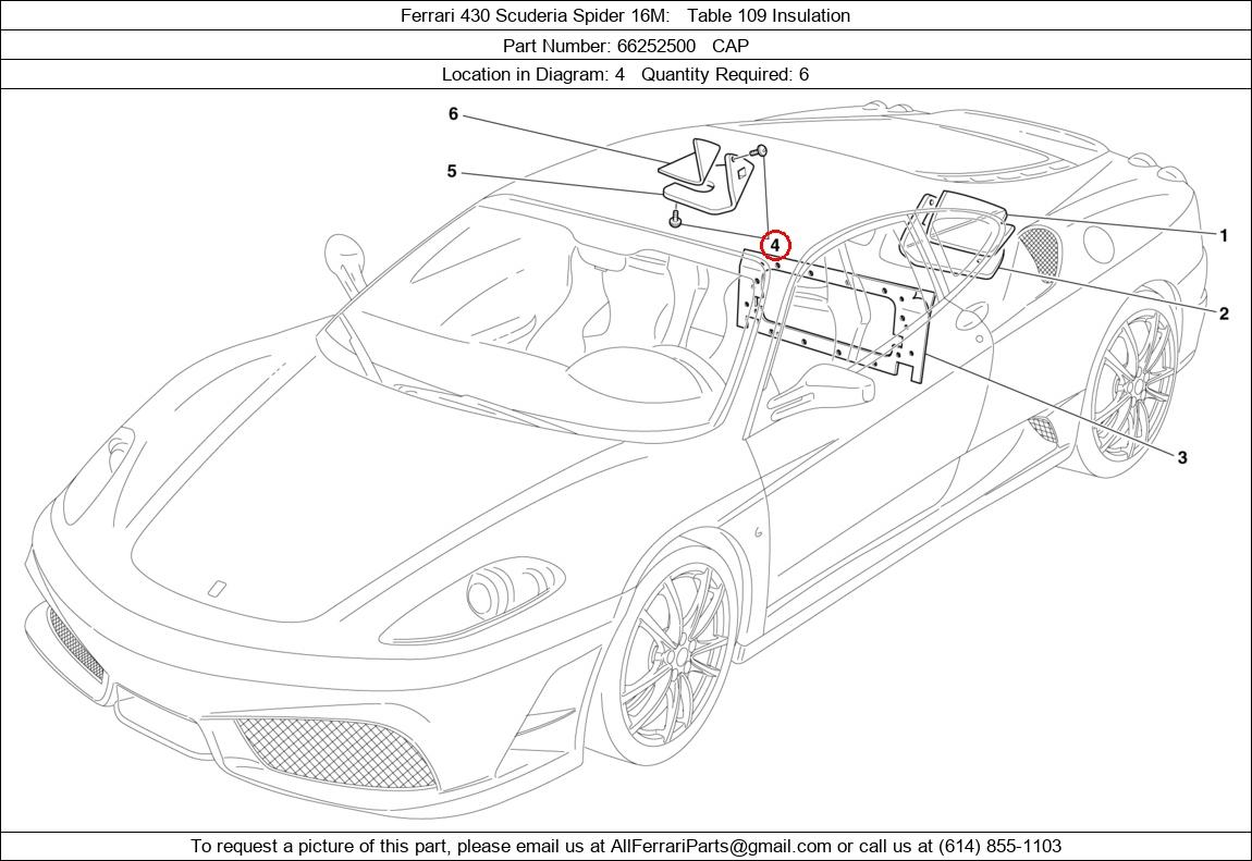 Ferrari Part 66252500