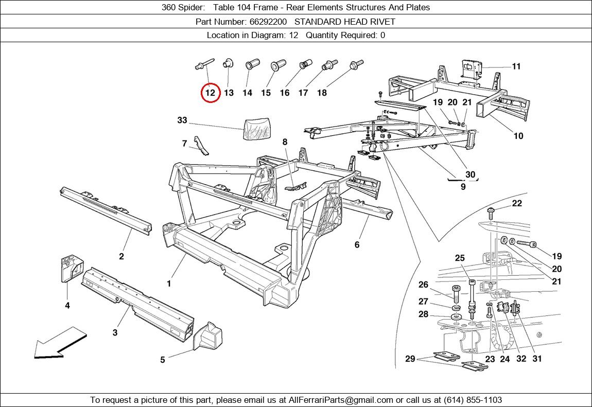 Ferrari Part 66292200