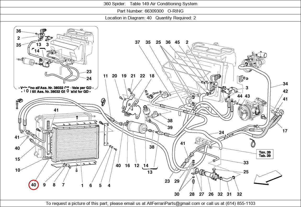 Ferrari Part 66309300