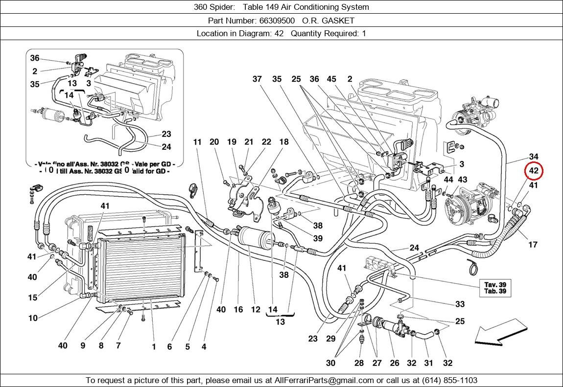 Ferrari Part 66309500