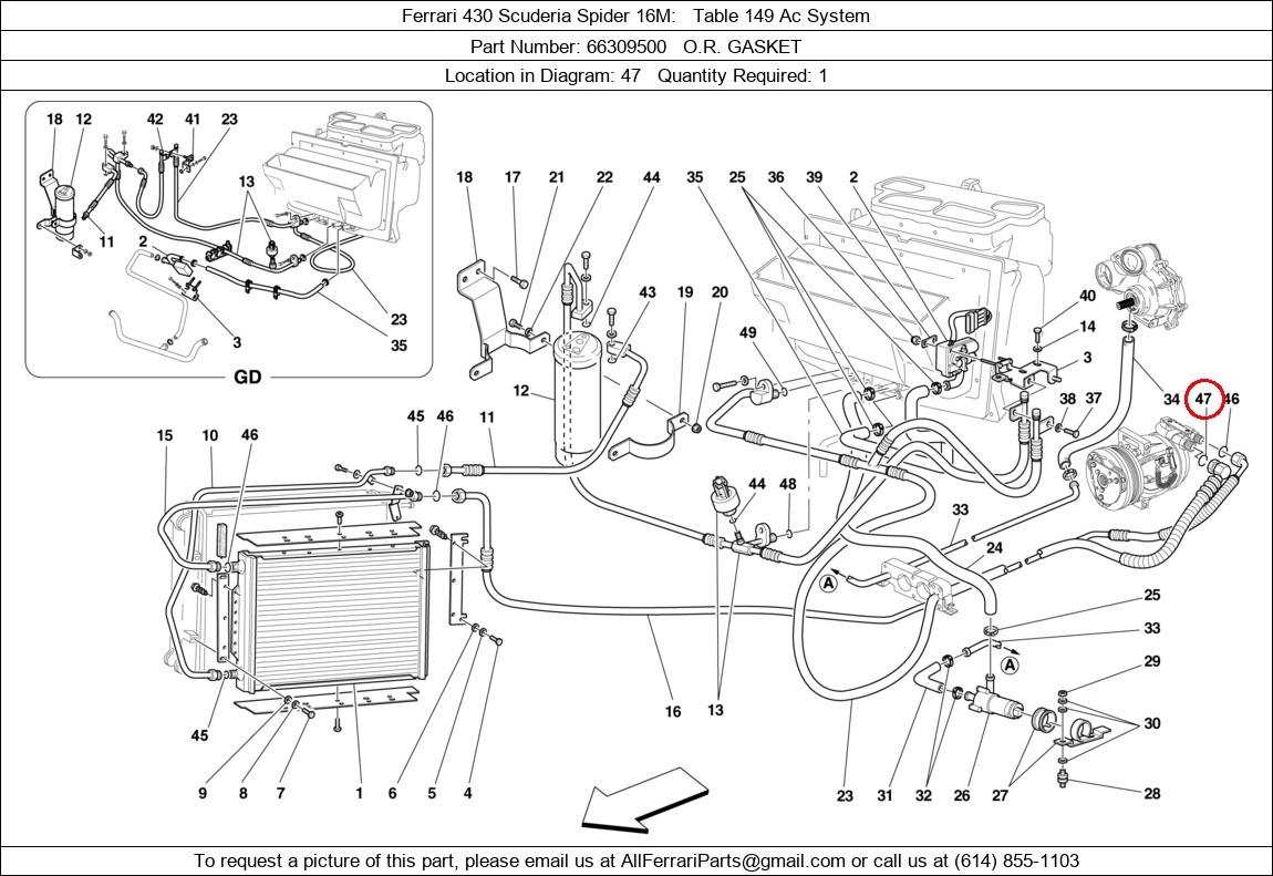Ferrari Part 66309500