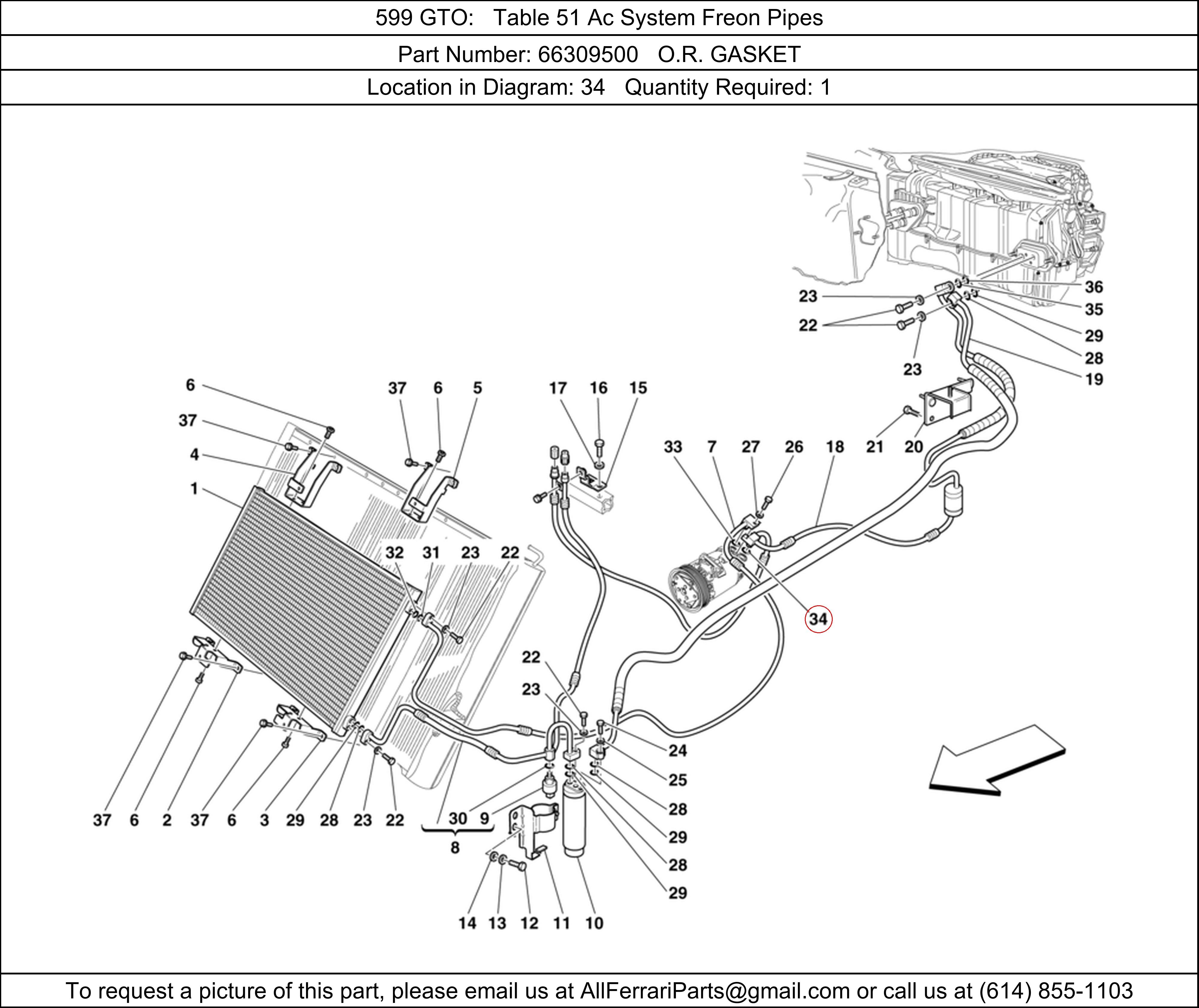 Ferrari Part 66309500