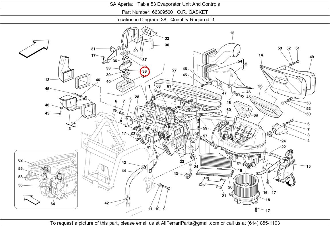Ferrari Part 66309500