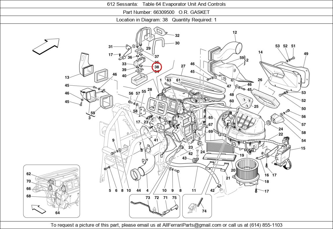 Ferrari Part 66309500