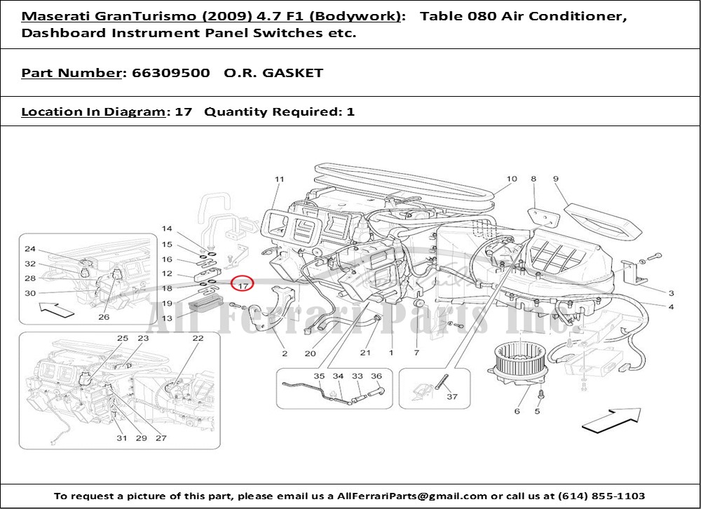 Ferrari Part 66309500