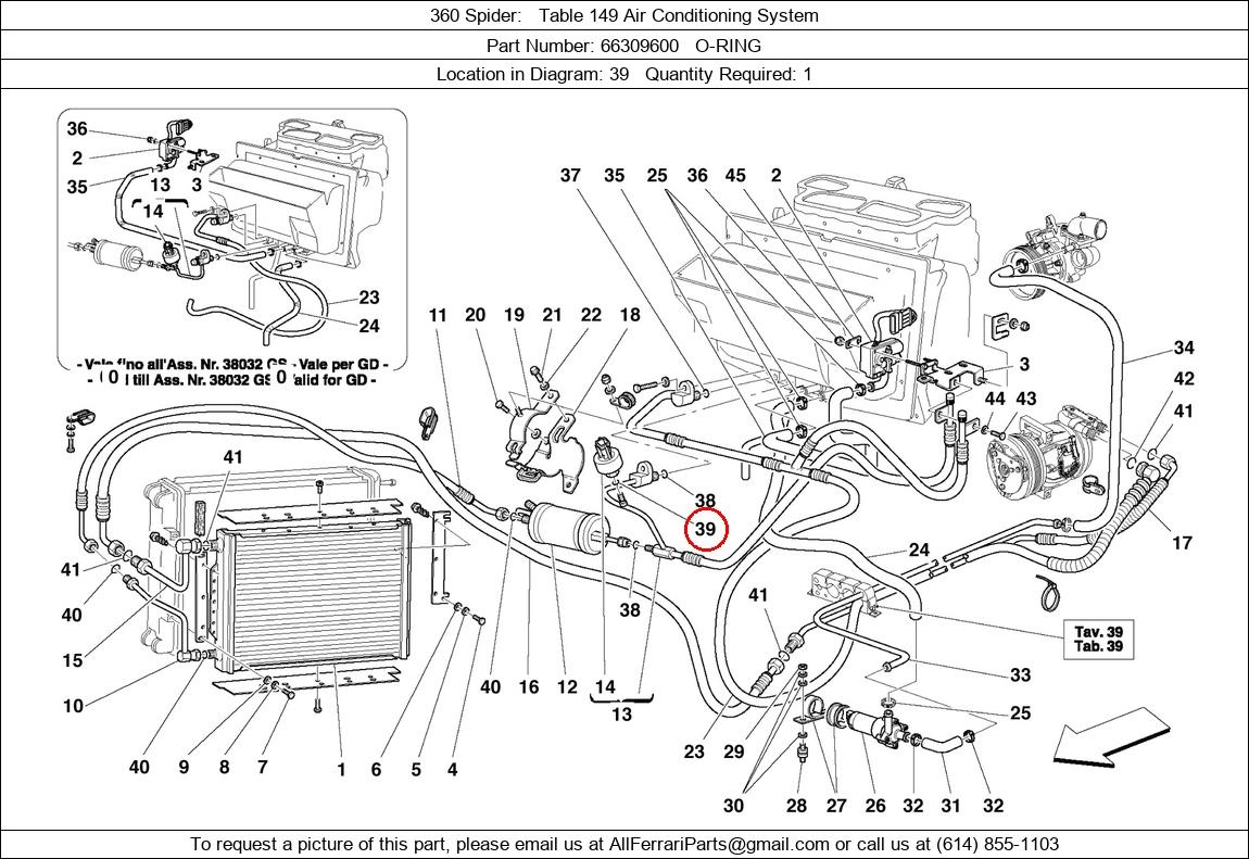 Ferrari Part 66309600