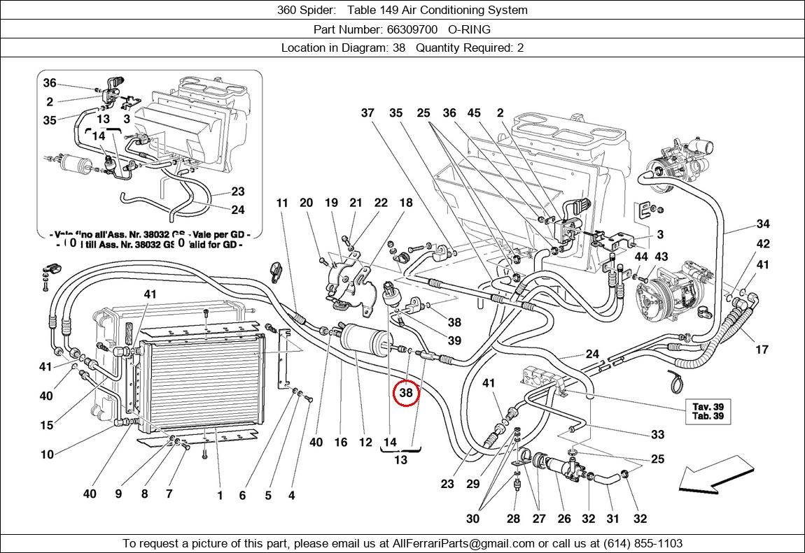 Ferrari Part 66309700