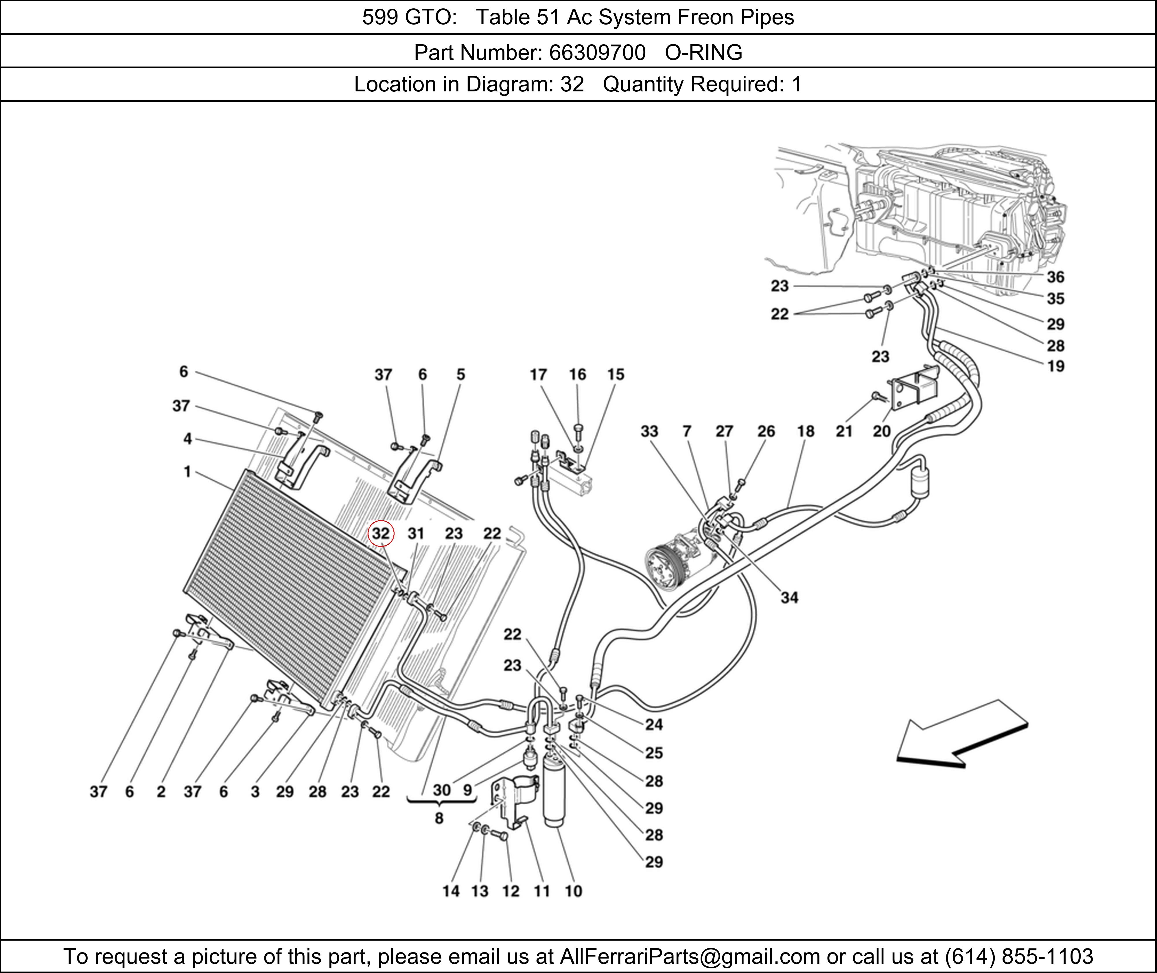 Ferrari Part 66309700