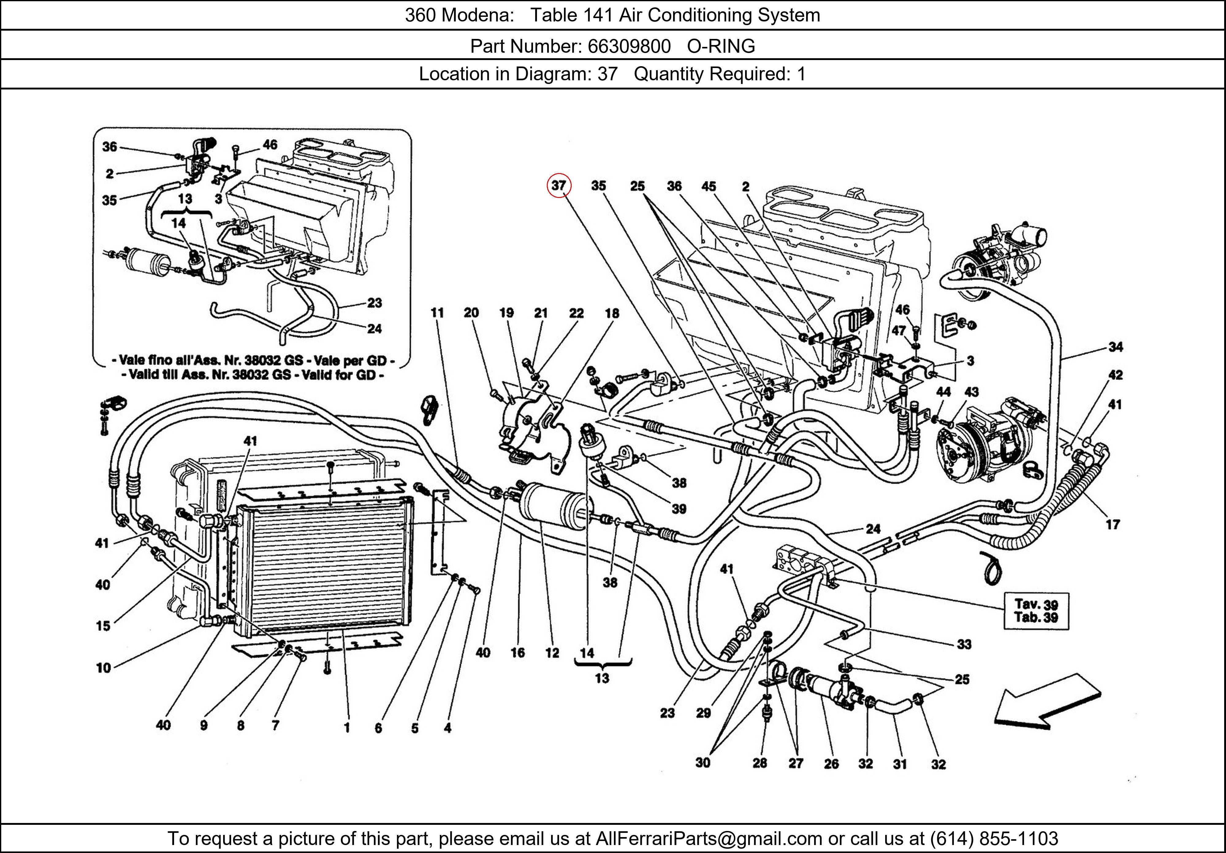 Ferrari Part 66309800