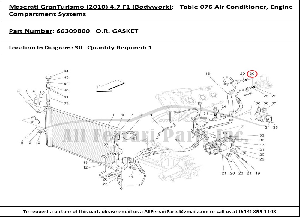 Ferrari Part 66309800