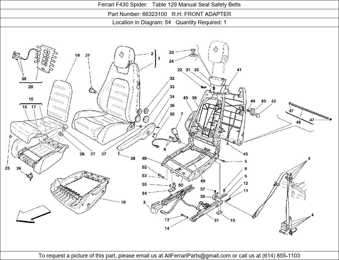 Ferrari Part 66323100