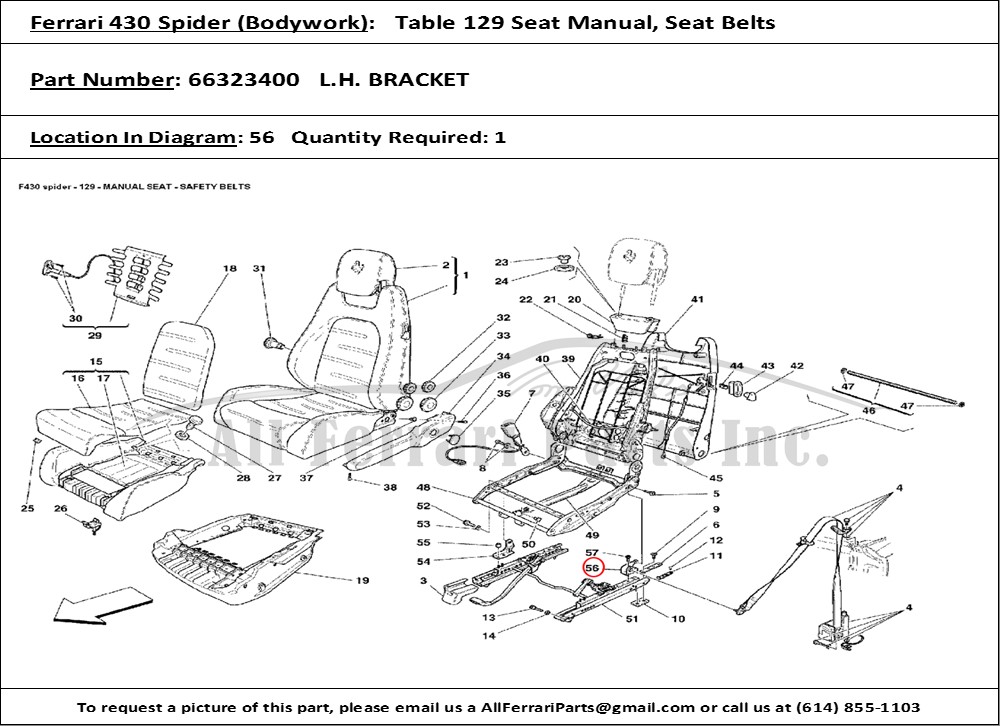 Ferrari Part 66323400