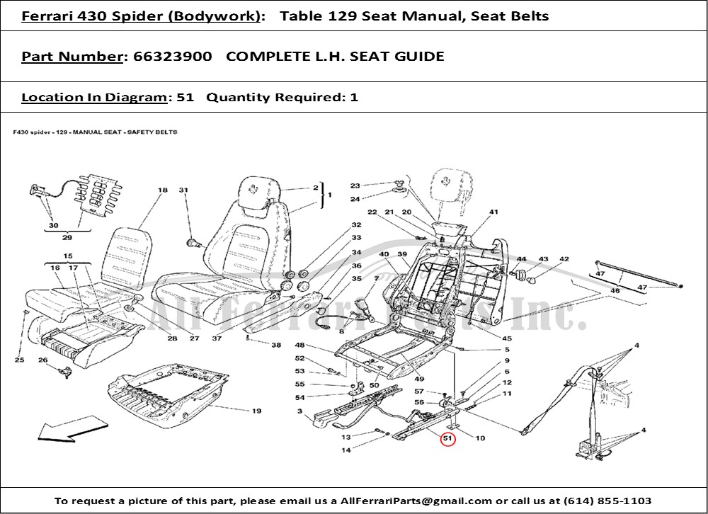 Ferrari Part 66323900