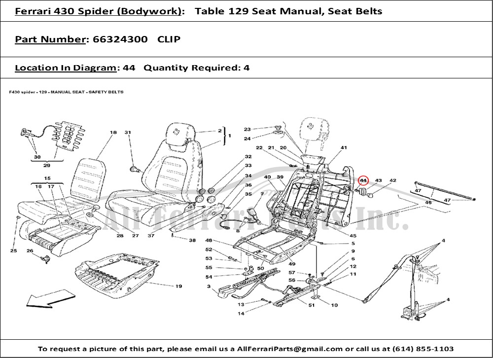 Ferrari Part 66324300