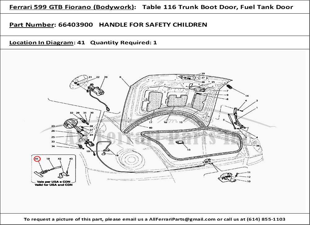 Ferrari Part 66403900