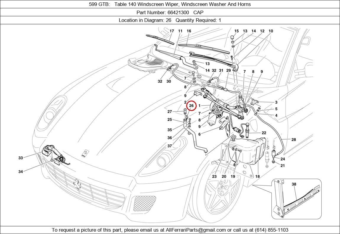 Ferrari Part 66421300