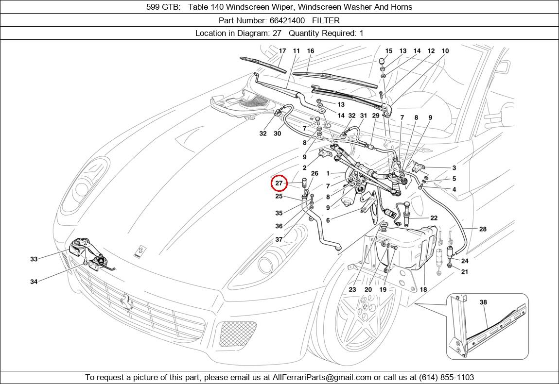 Ferrari Part 66421400