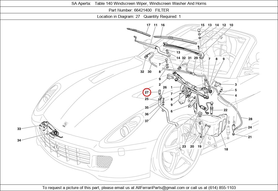 Ferrari Part 66421400