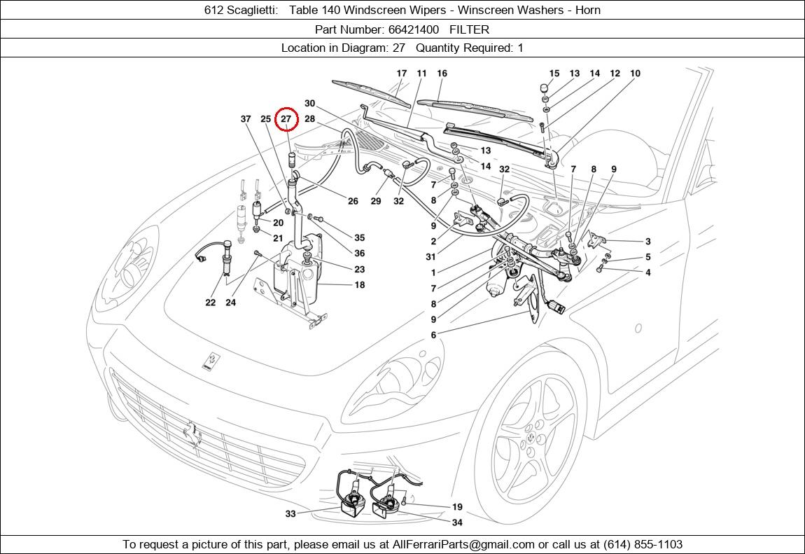 Ferrari Part 66421400