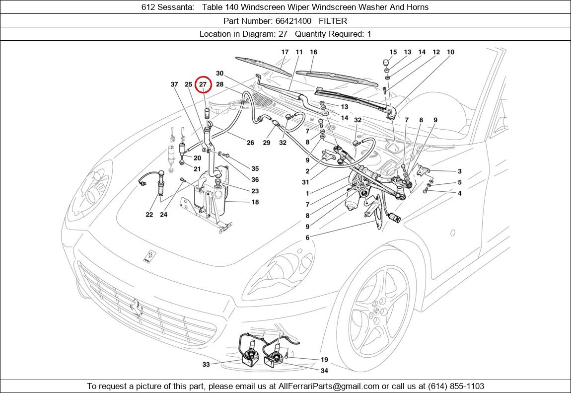 Ferrari Part 66421400