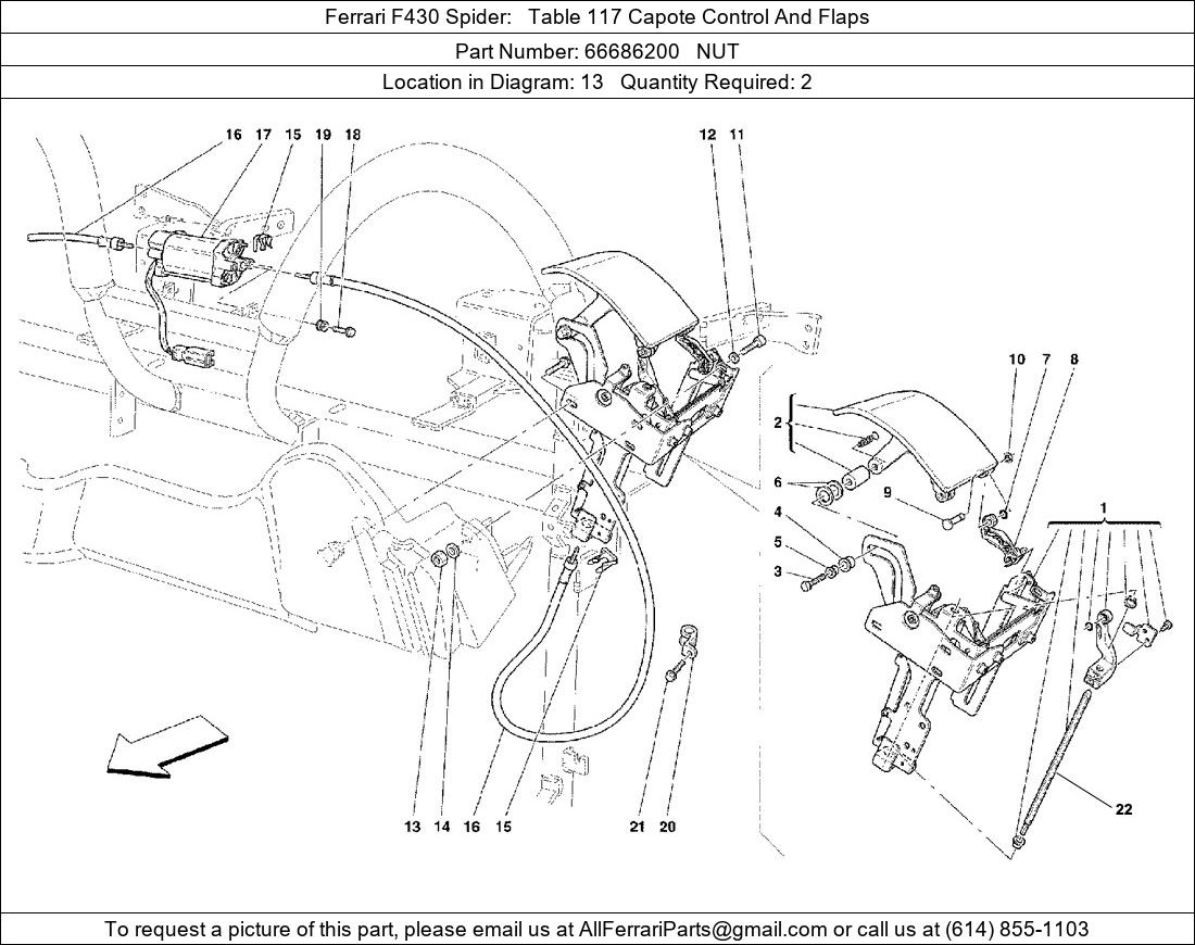 Ferrari Part 66686200