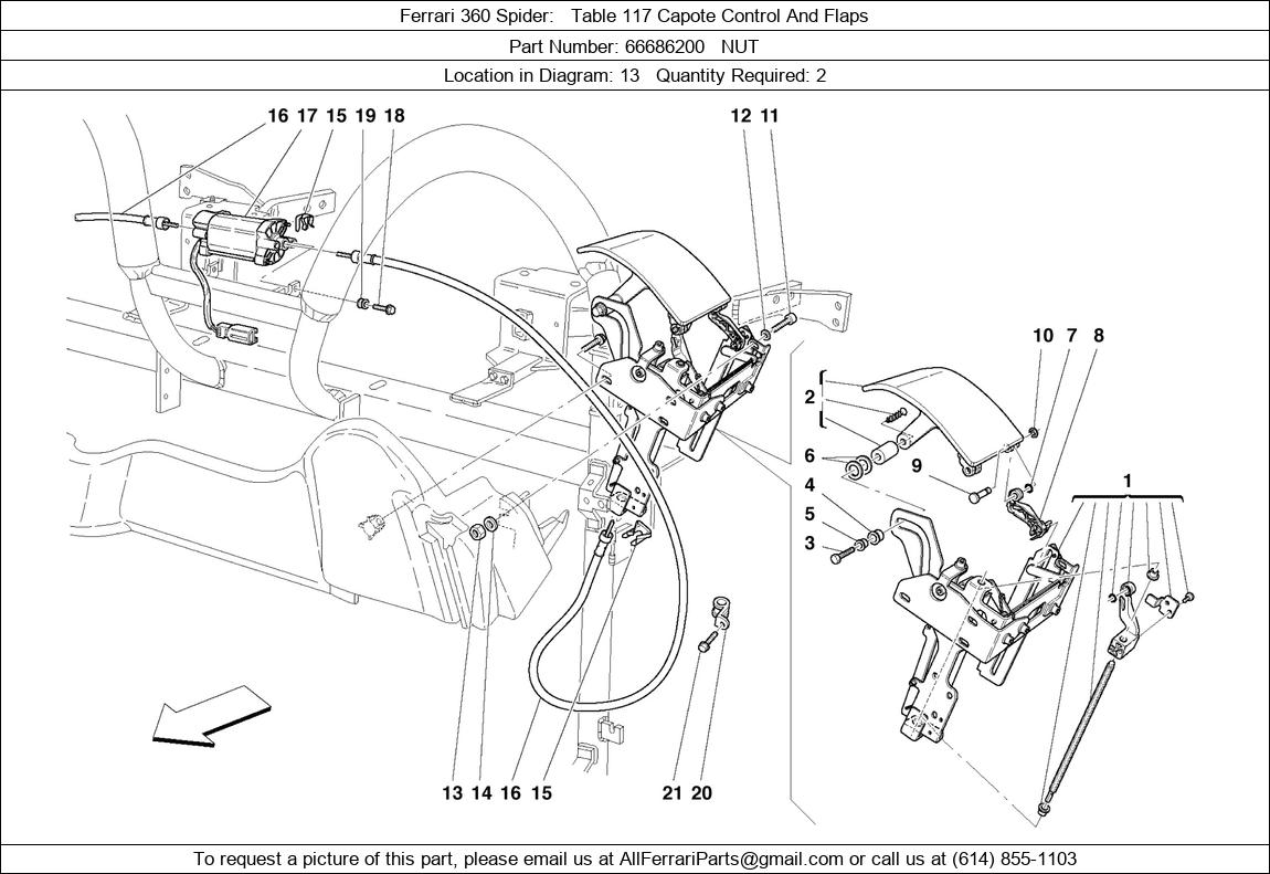 Ferrari Part 66686200