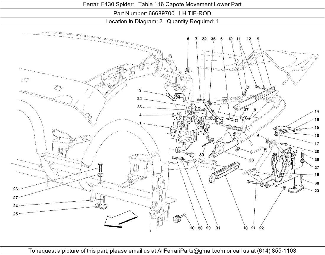 Ferrari Part 66689700