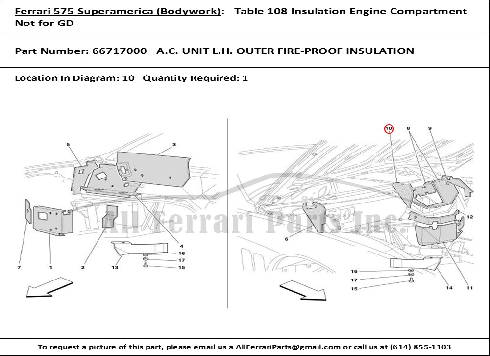 Ferrari Part 66717000