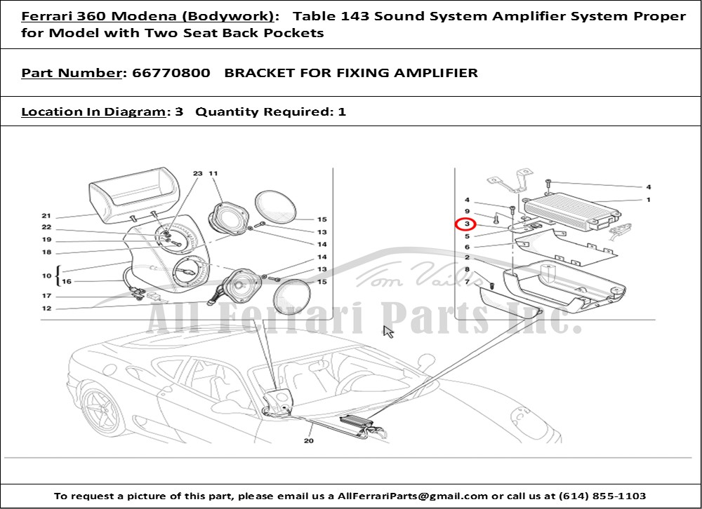 Ferrari Part 66770800