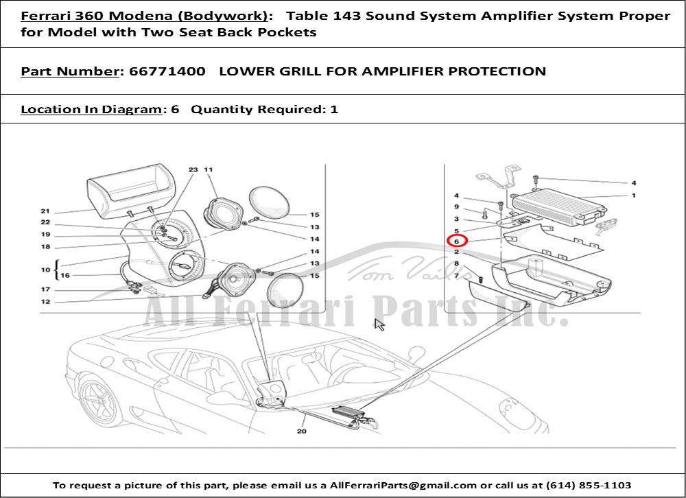 Ferrari Part 66771400