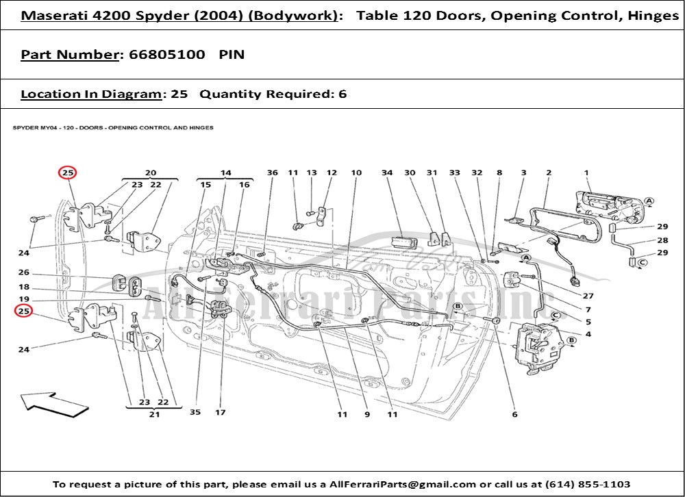 Ferrari Part 66805100