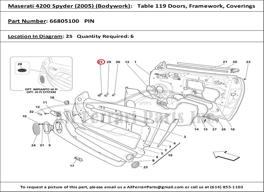 Ferrari Part 66805100