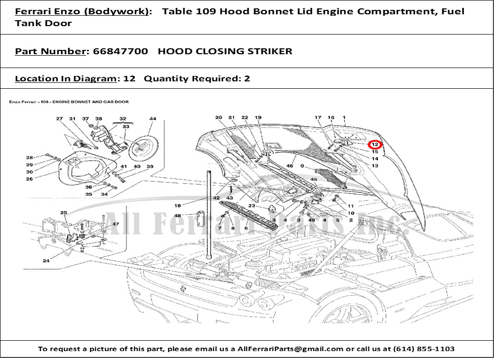 Ferrari Part 66847700