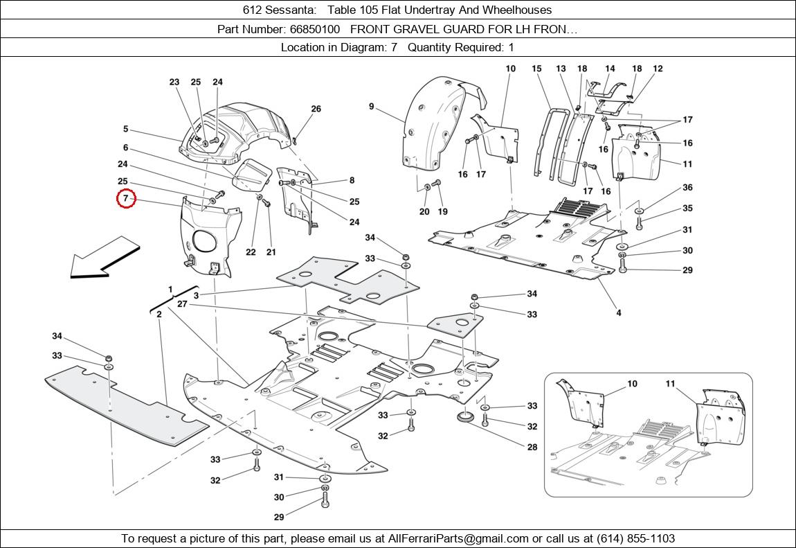 Ferrari Part 66850100
