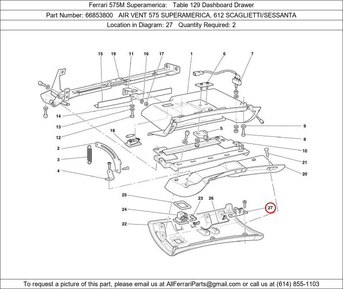 Ferrari Part 66853800