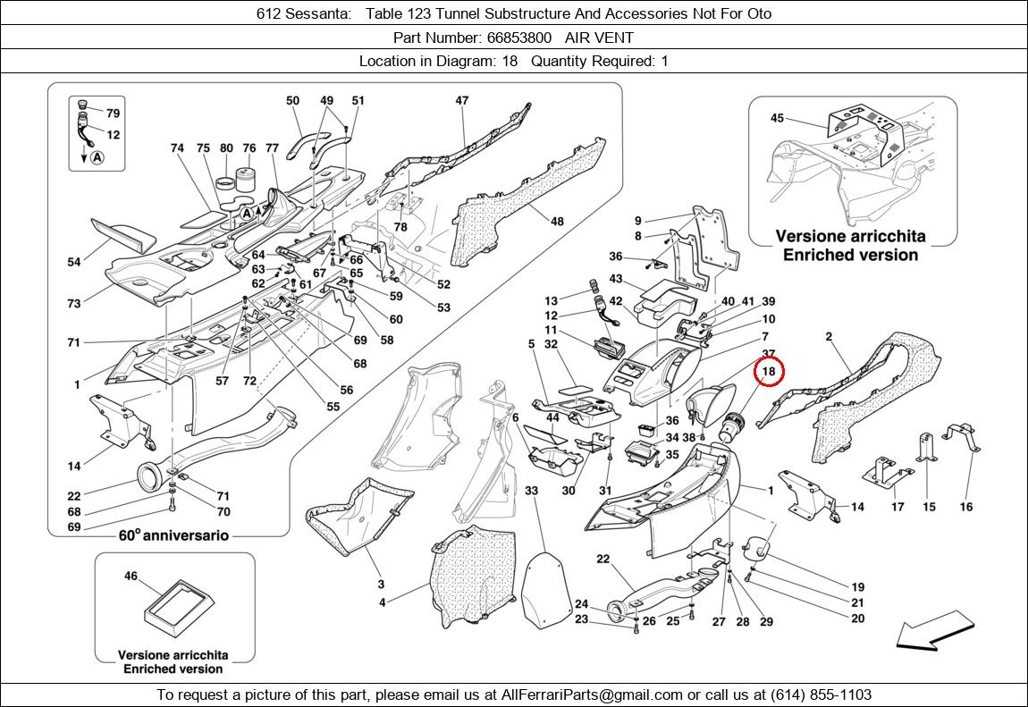 Ferrari Part 66853800