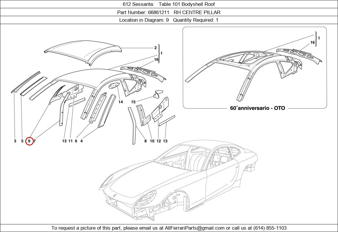 Ferrari Part 66861211