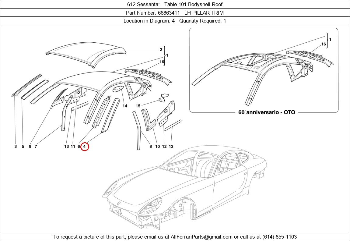 Ferrari Part 66863411