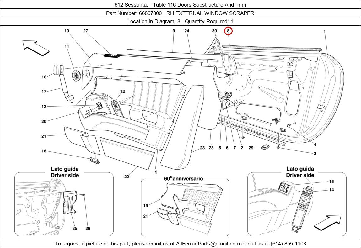 Ferrari Part 66867800