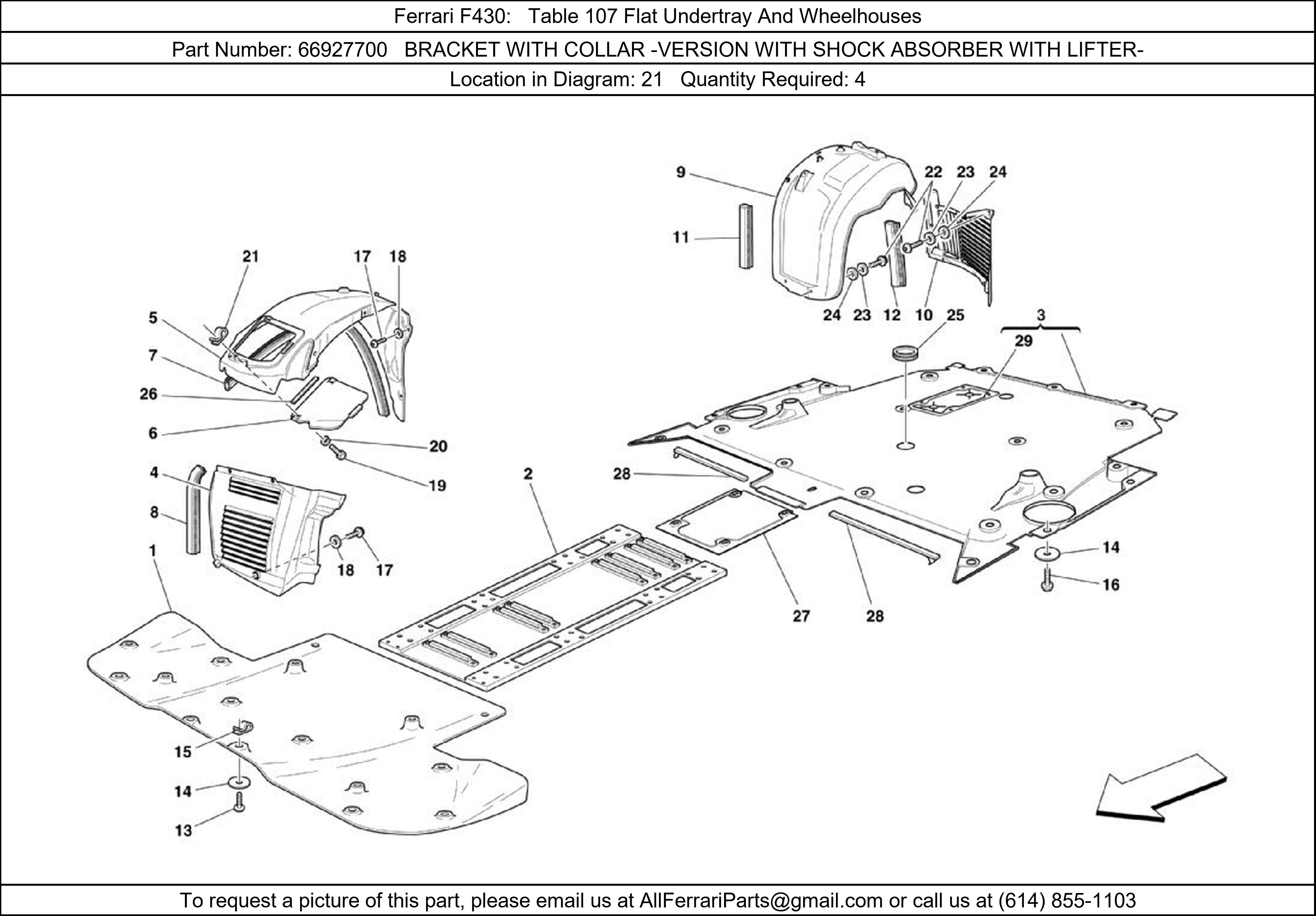 Ferrari Part 66927700