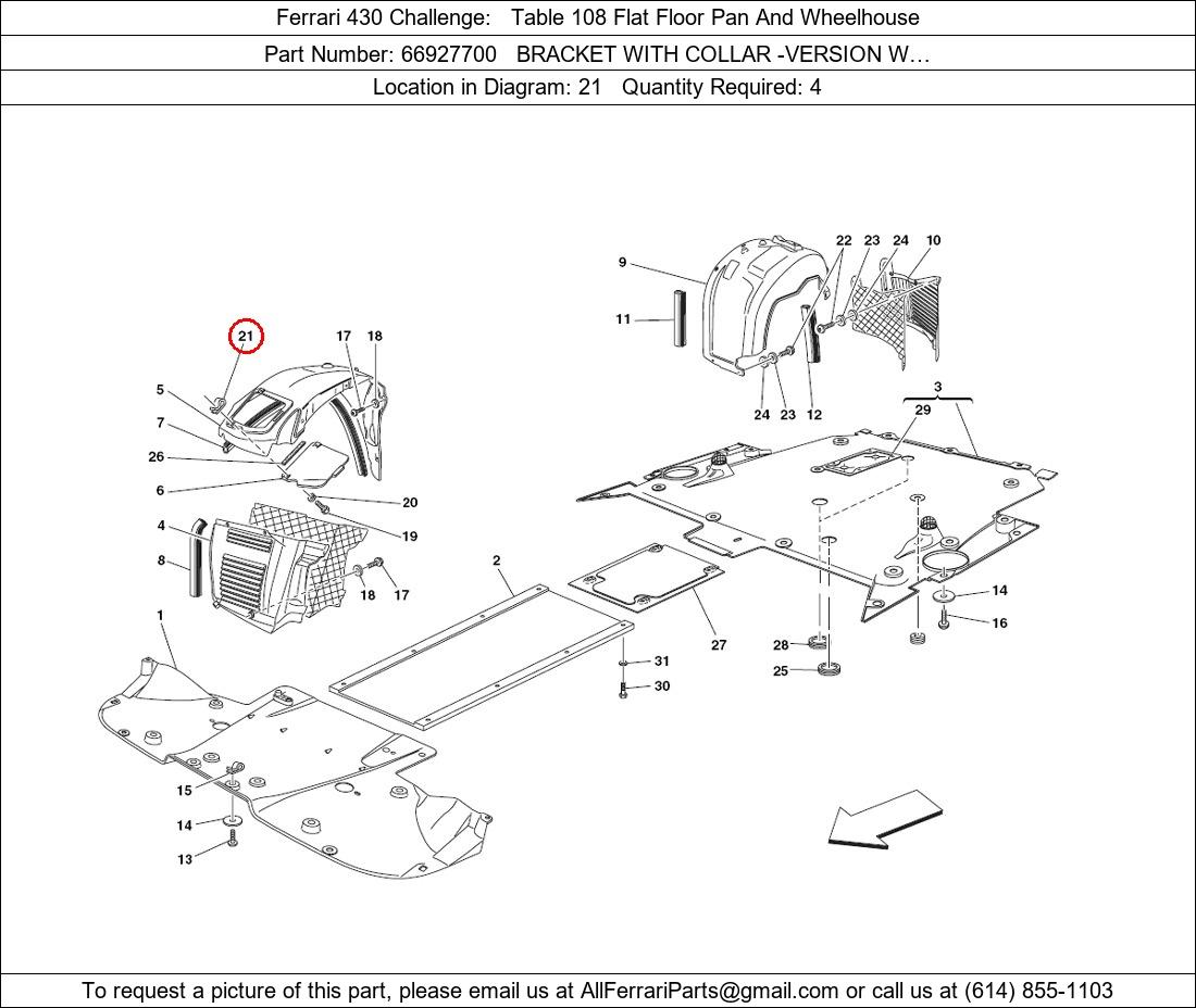 Ferrari Part 66927700