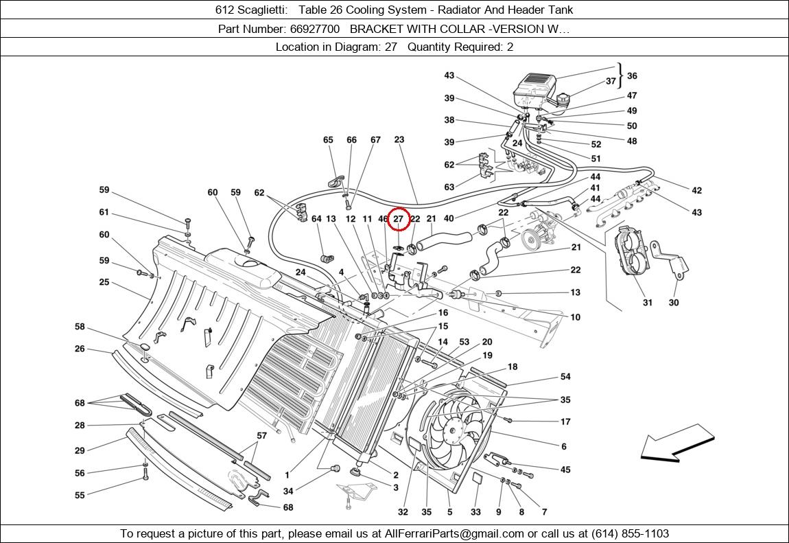 Ferrari Part 66927700