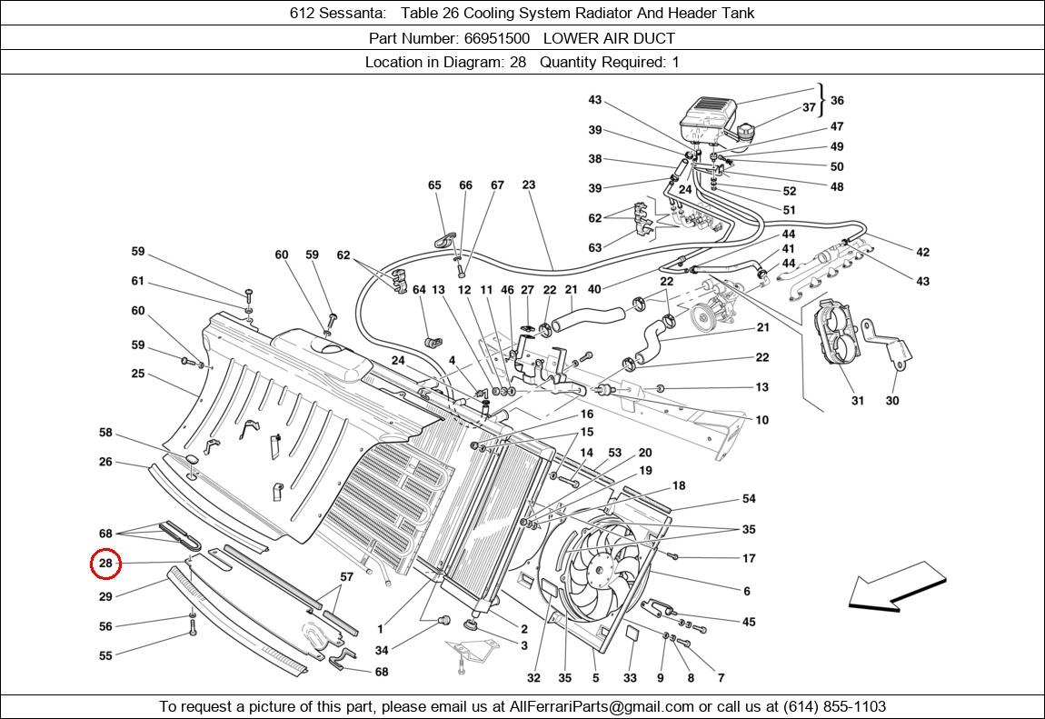 Ferrari Part 66951500