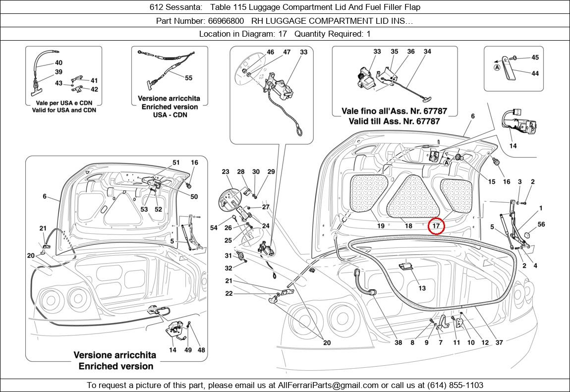 Ferrari Part 66966800