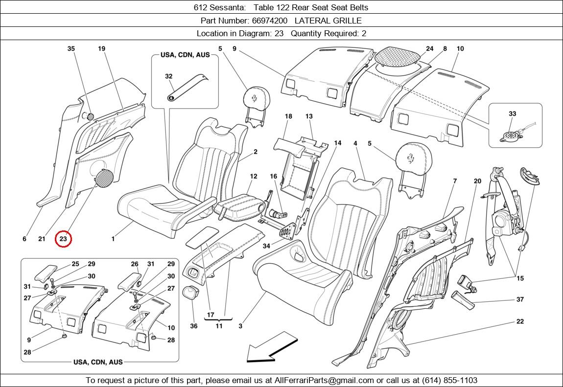 Ferrari Part 66974200