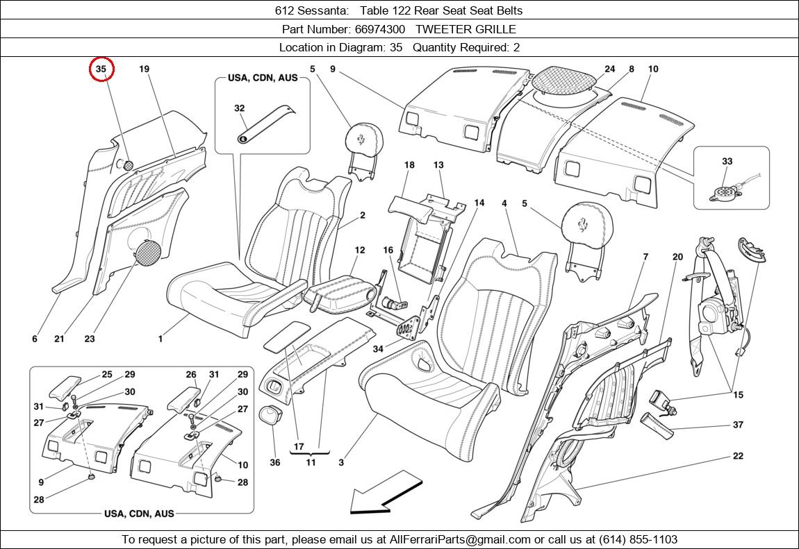 Ferrari Part 66974300